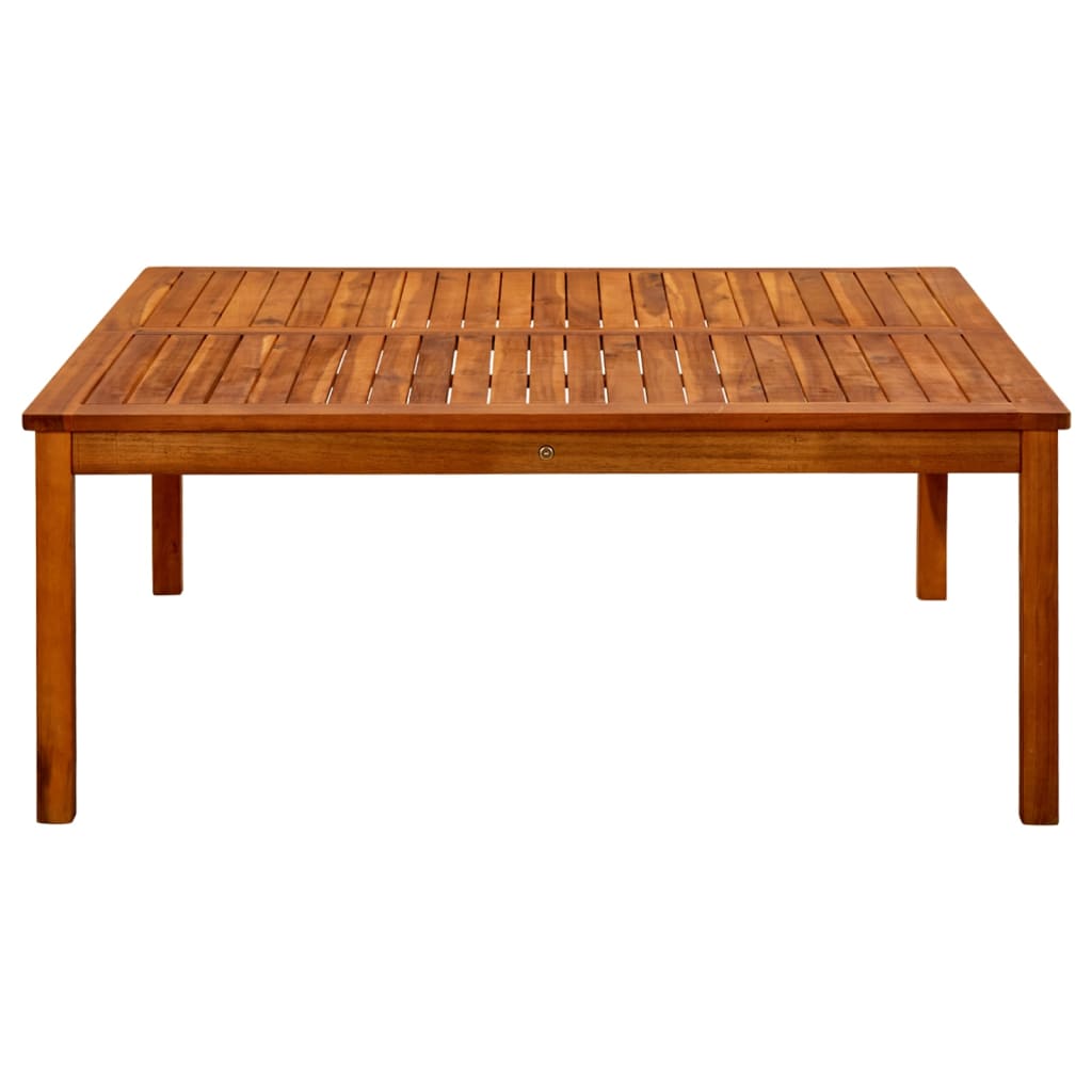 Sodo kavos staliukas, 110x110x45cm, akacijos medienos masyvas