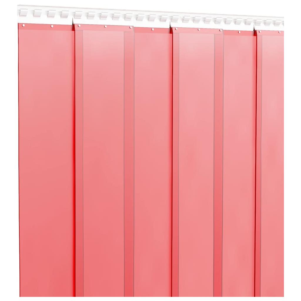 Durų užuolaida, raudona, 300mmx2,6mm, 25m, PVC