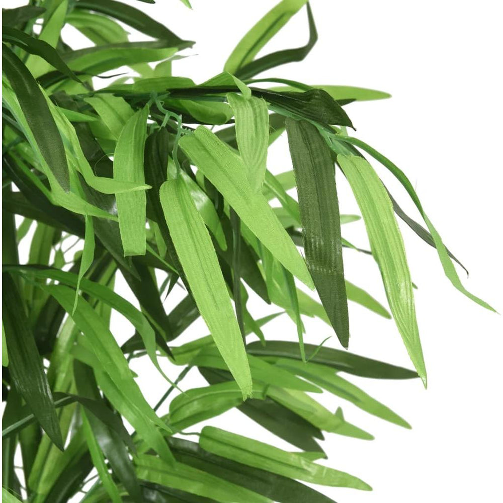 Dirbtinis bambukas, žalios spalvos, 120cm, 384 lapai