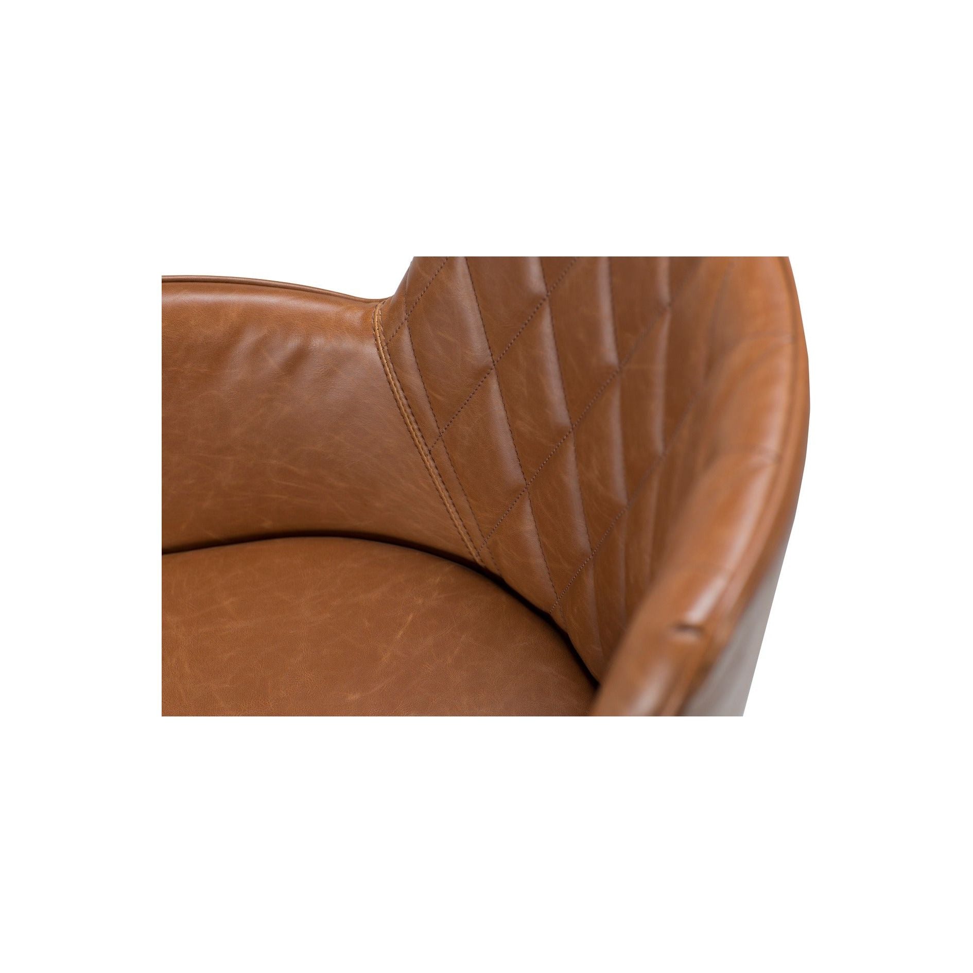 ROMBO fotelis, ruda spalva