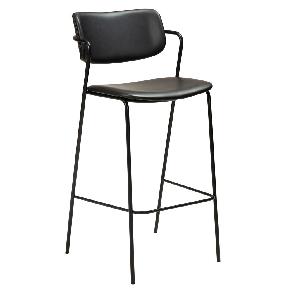 ZED baro kėdė, juoda spalva