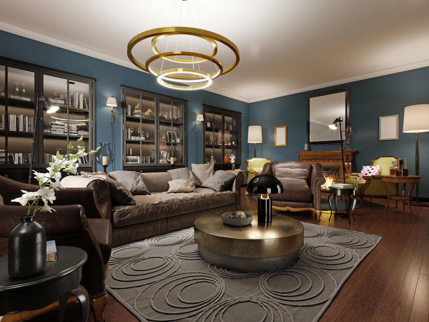 HOLLYWOOD REGENCY INTERJERO STILIUS