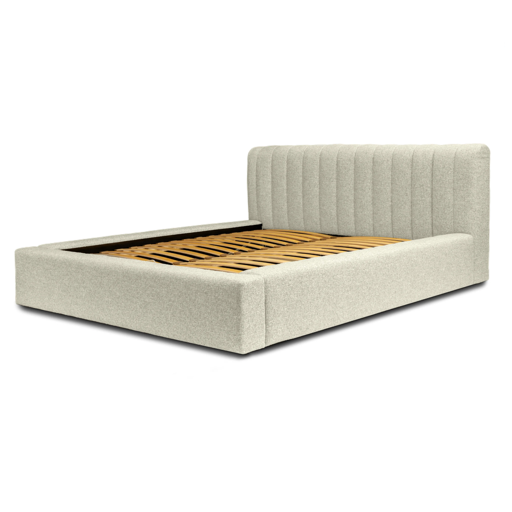 Miegamojo lova AUKE, latte melanžas