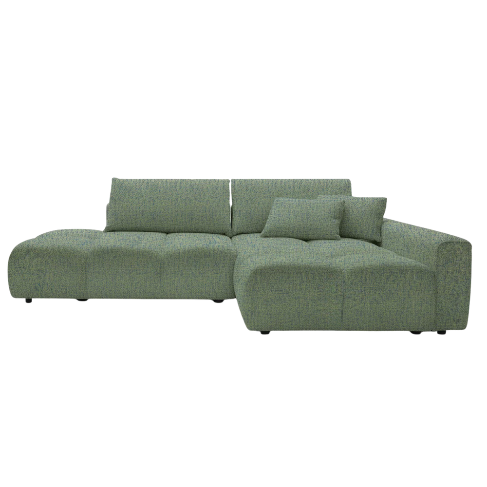 Corner sofa bed BALIS, green