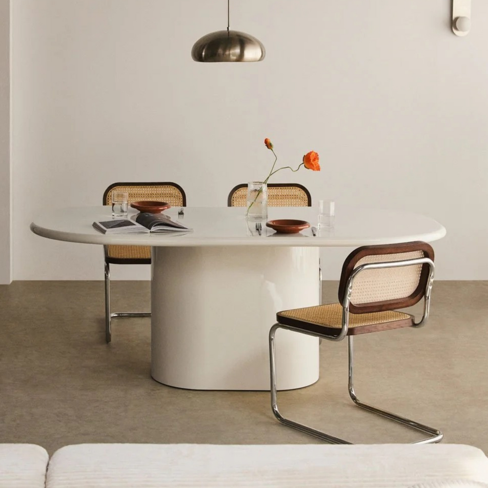 Valgomojo stalas KOREENA 200x105 cm, MDF