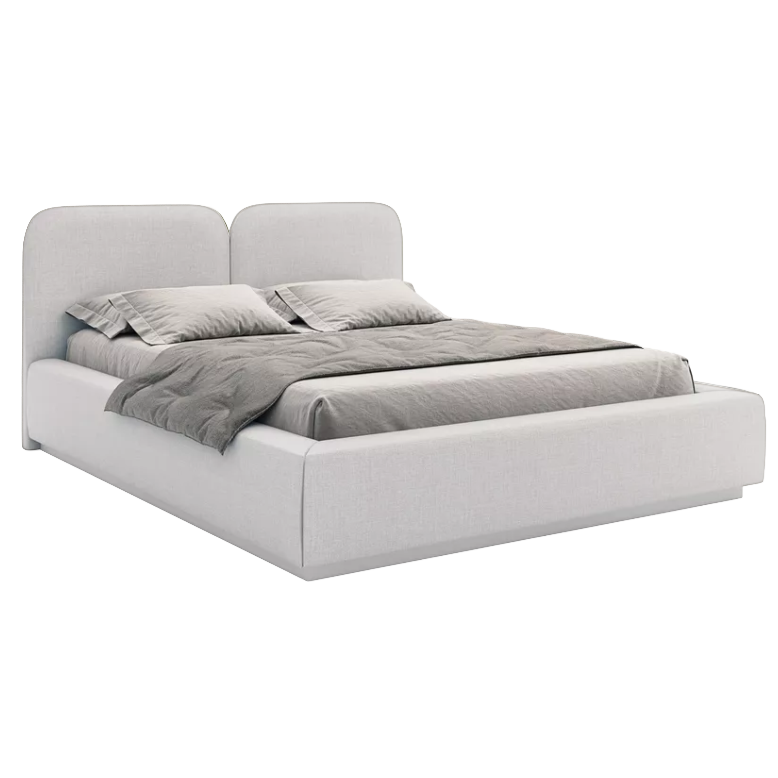 COMOVES LIBERTY bedroom bed, light grey