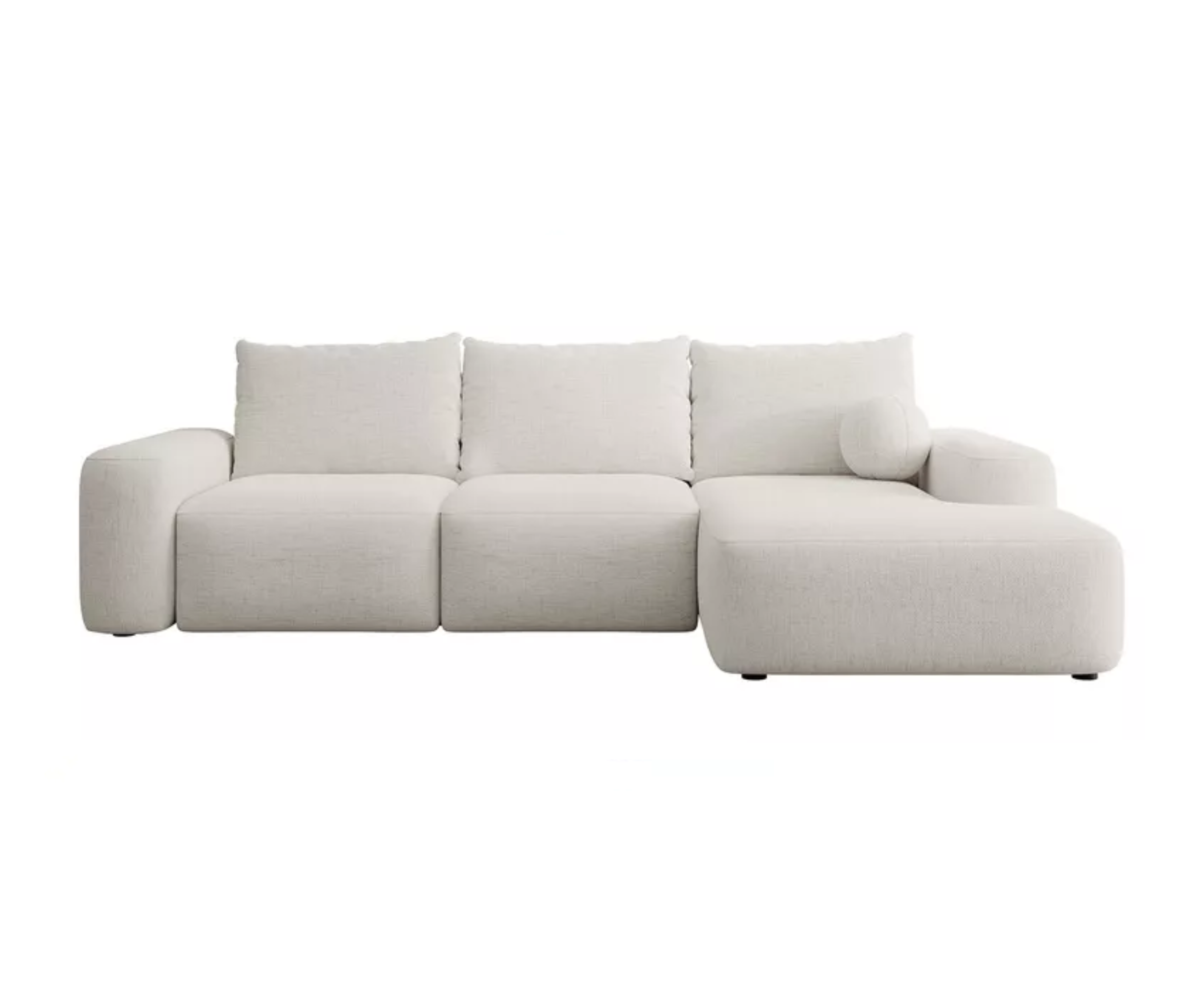 Kampinė sofa CARNOS, kreminės spalvos