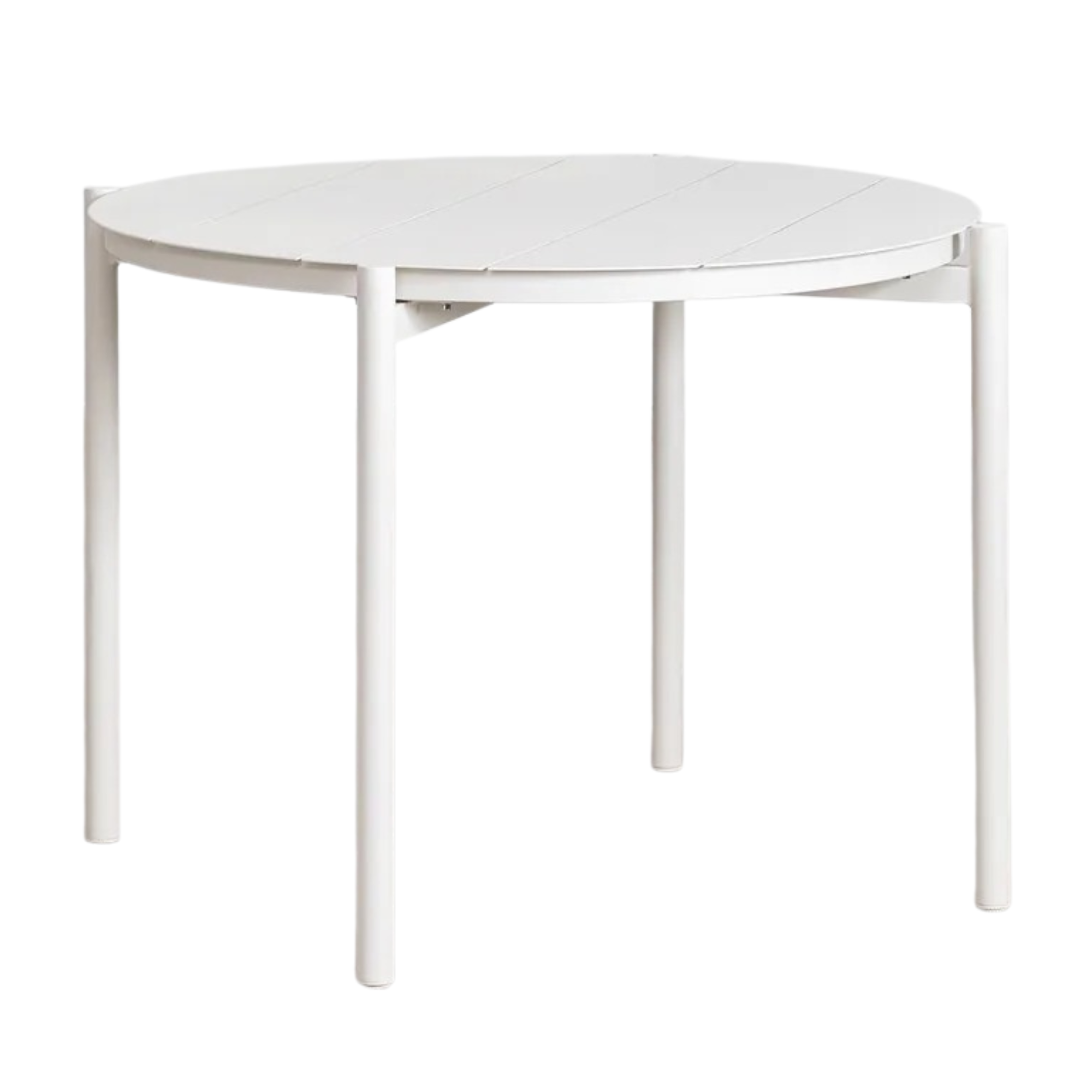 Apvalus valgomojo stalas SELEERO Ø110 cm, aliuminis