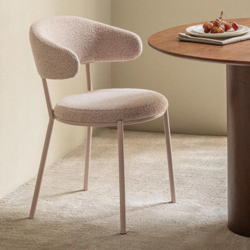 Valgomojo kėdė ORVUINO, bouclé