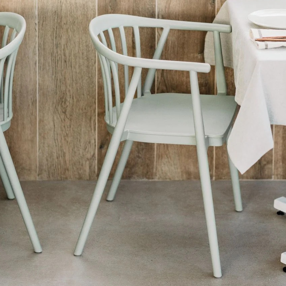 Valgomojo kėdė su porankiais GAROURA, polipropilenas