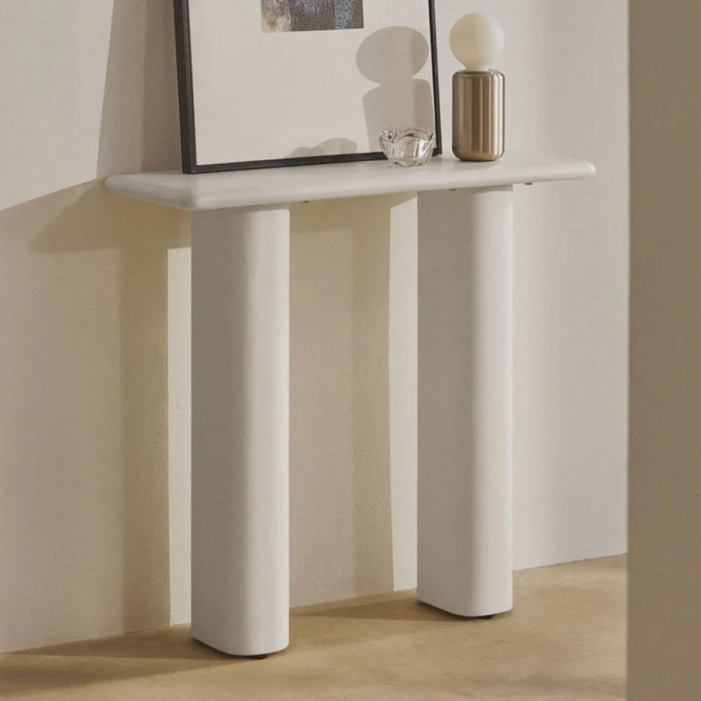 Konsolė JARUORO 80x30 cm, cementas