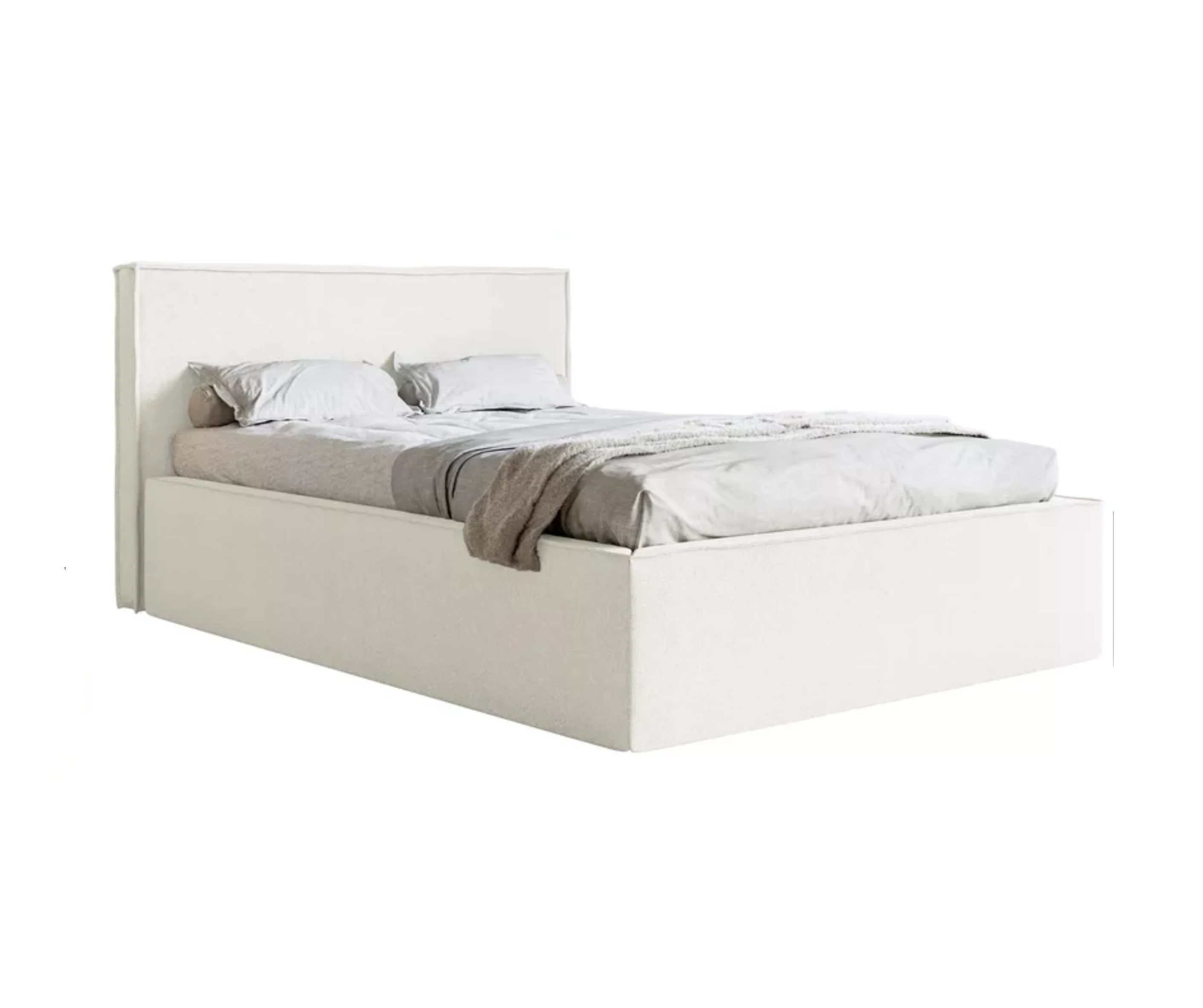 Bedroom bed LUCERA SICURO, cream color