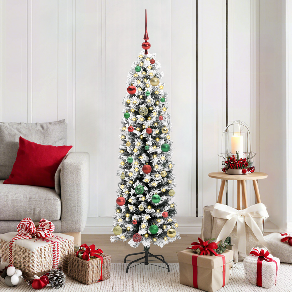 Artificial Christmas Tree Green 150 cm PVC, Steel, and Plastic
