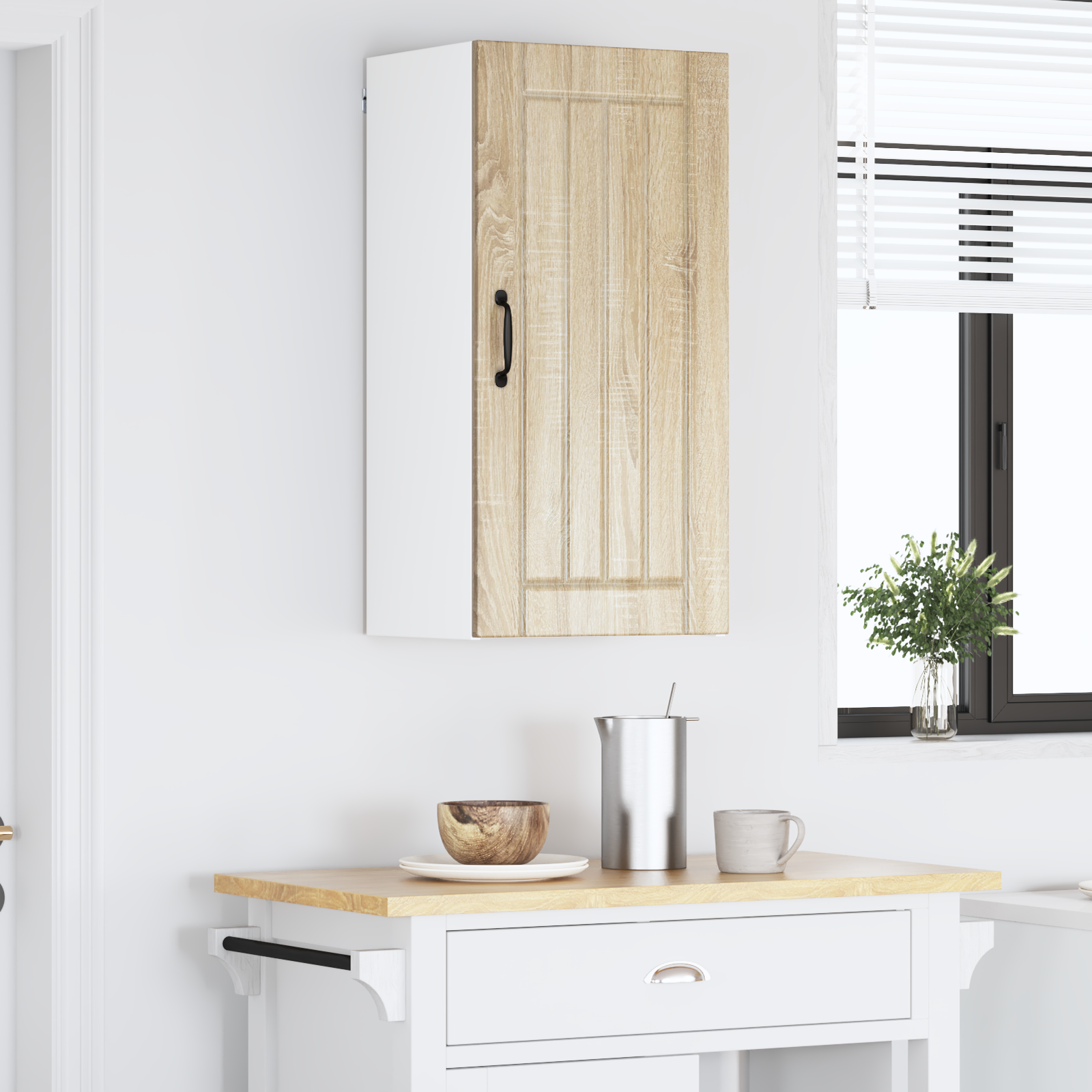 Virtuves sienas skapis Sonoma ozols 40 x 31 x 80 cm
