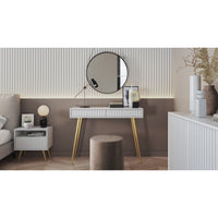 Tualetinis staliukas MAGNUS, 104 cm, baltas