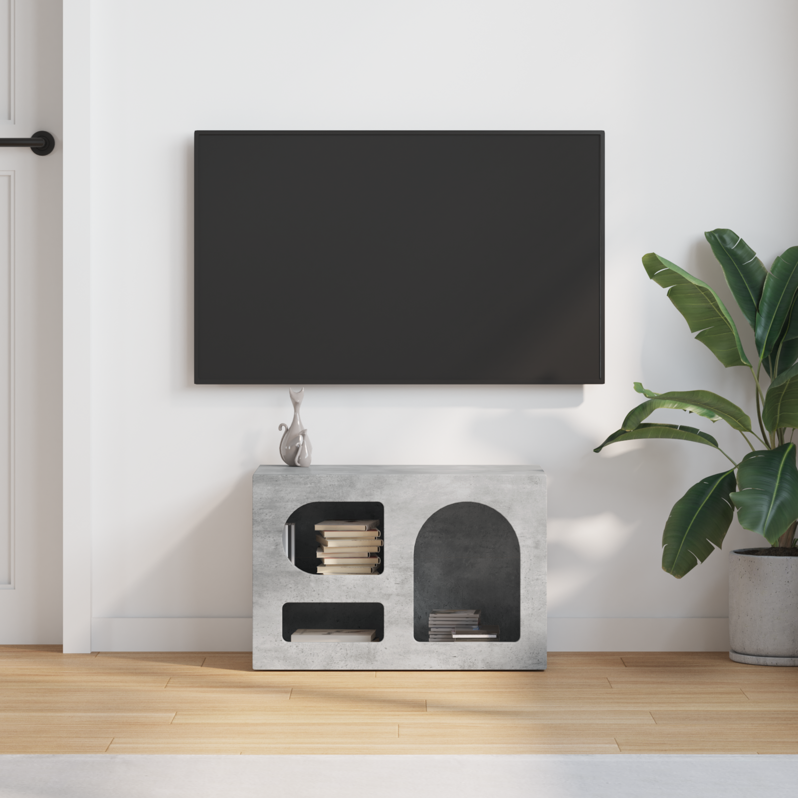 TV skapītis Betona pelēks 60 x 35 x 40 cm