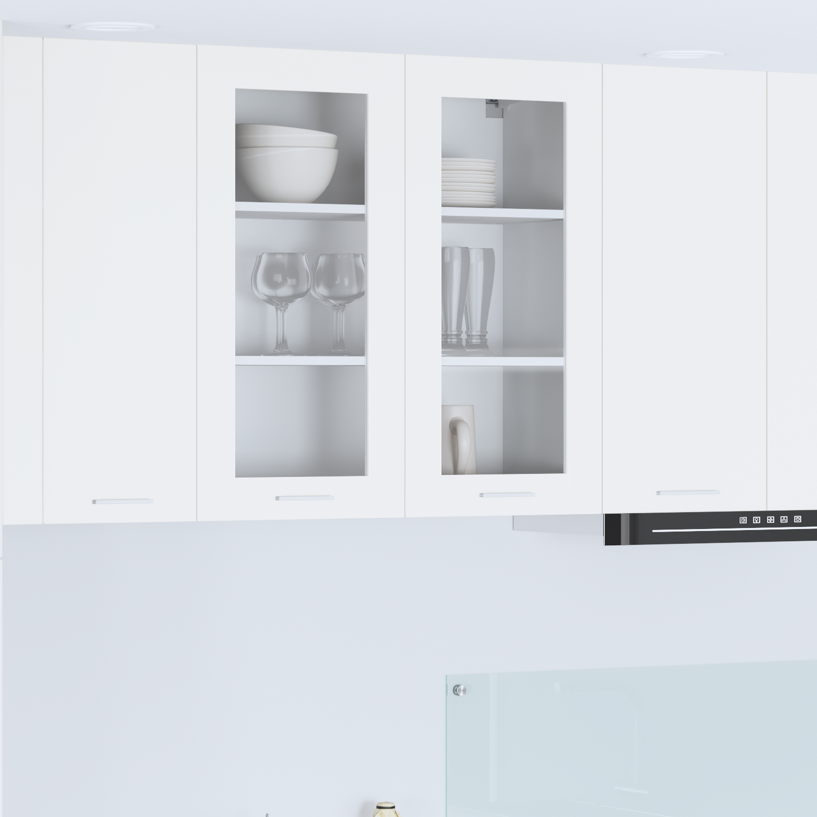 Wall-Mounted Cabinet Riga White 80 x 31 x 80 cm Engineered Wood