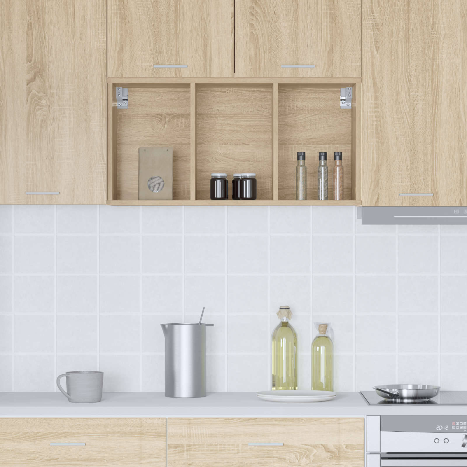 Wall cabinet Riga Sonoma oak 40 x 29.5 x 80 cm