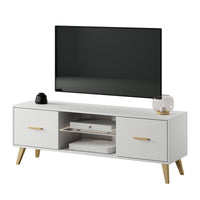 TV staliukas SAVONI, baltas, 140 cm