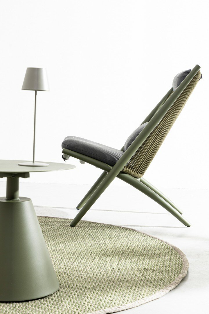 Coffee table ALOHA, aluminium, Ø50