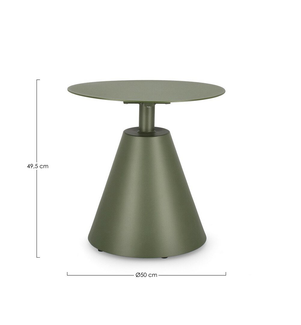 Coffee table ALOHA, aluminium, Ø50