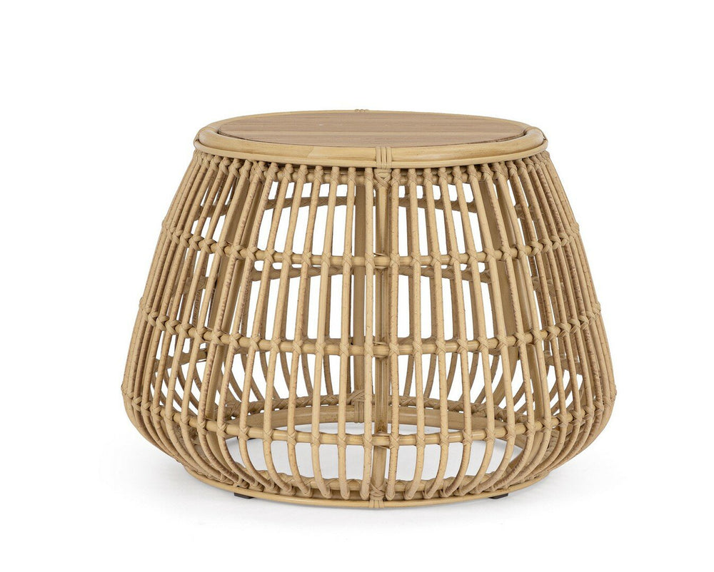 Coffee table ADELMA, teak SVLK, Ø45-65