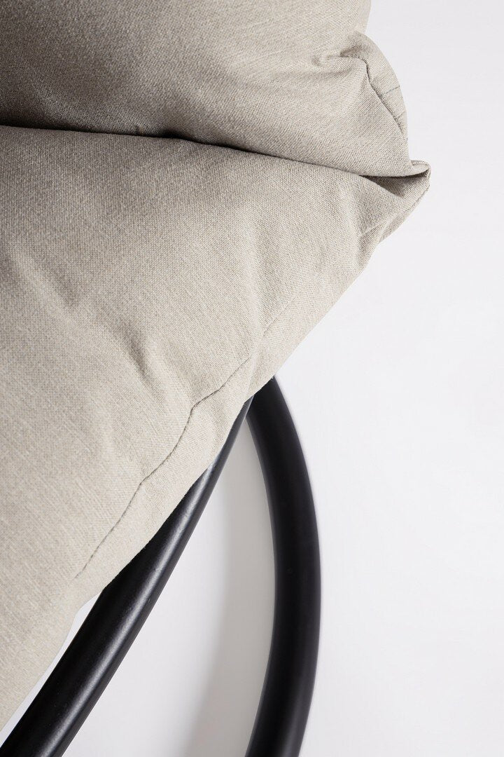 Hanging armchair GALAPAGOS, black