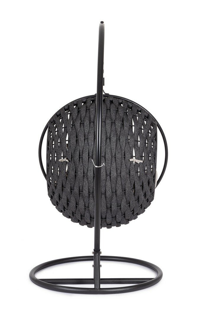 Hanging armchair GALAPAGOS, black