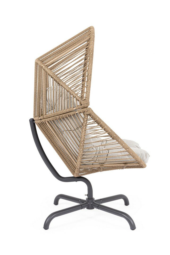 Swivel armchair PALAWAN, anthracite