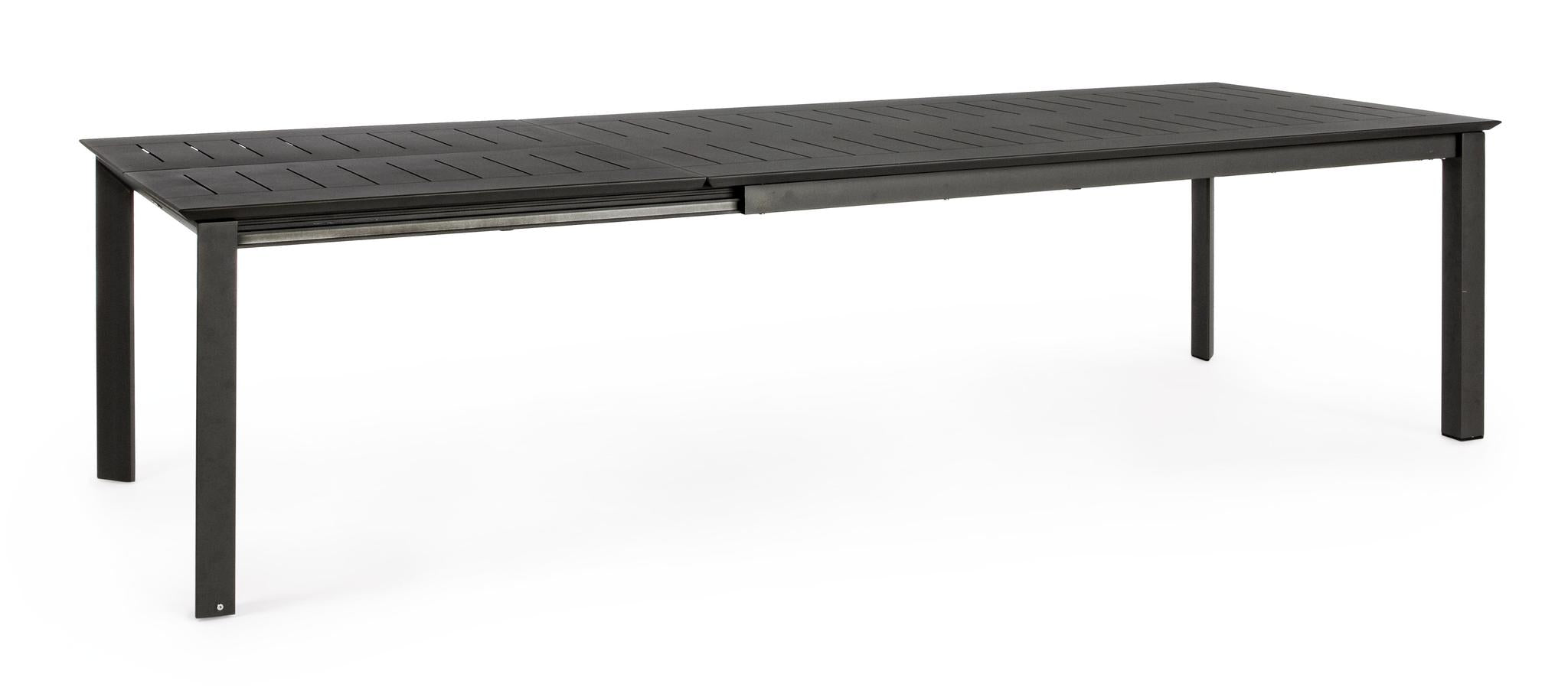 Išskleidžiamas stalas KONNOR CHARCOAL, 200–300x110 cm