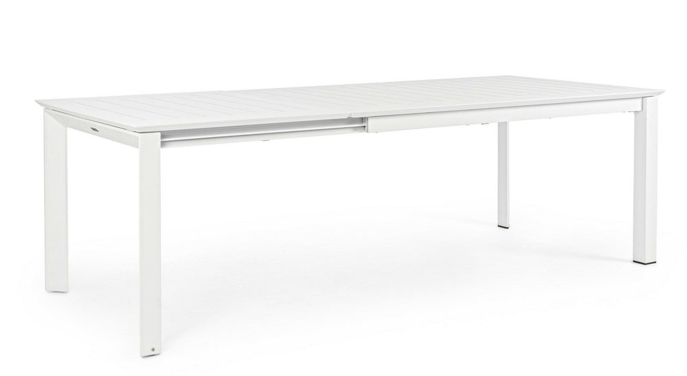 Išskleidžiamas stalas KONNOR, baltas, 160-240 cm