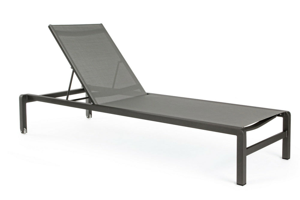 Lounger KONNOR, anthracite, textilene
