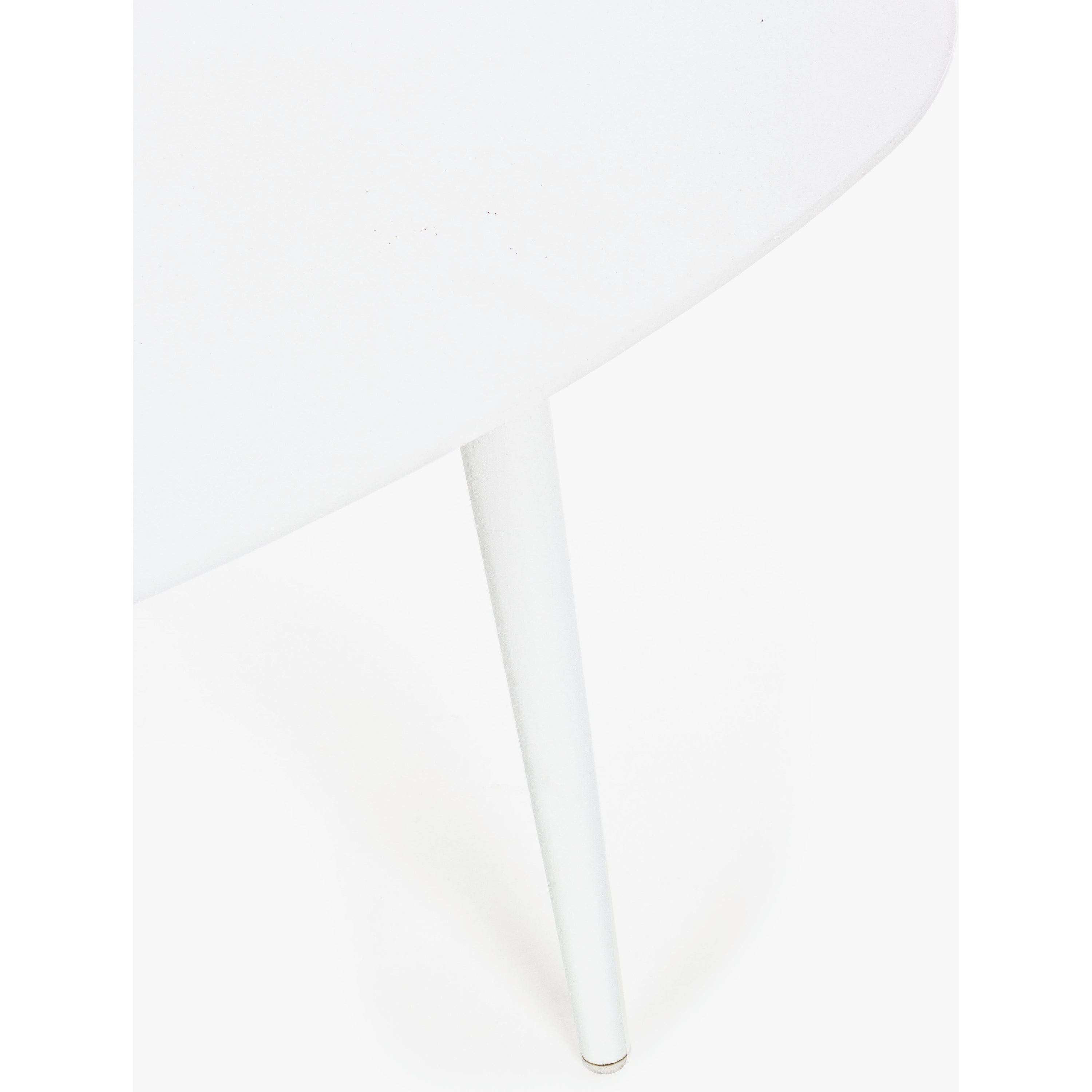 RIDLEY lauko kavos staliukas, 120X75cm, baltas