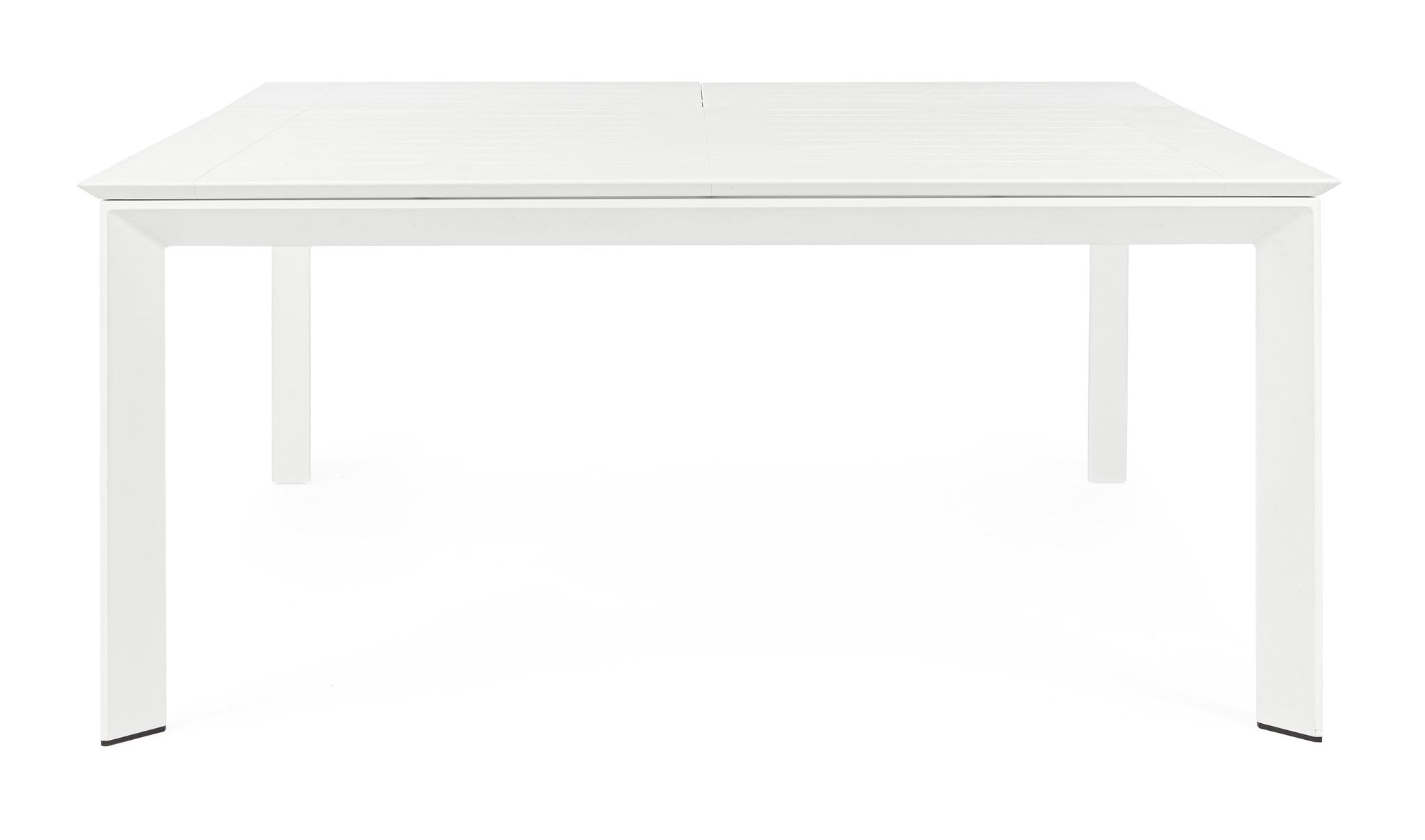 Išskleidžiamas stalas KIPLIN WHITE, 160–210x110 cm