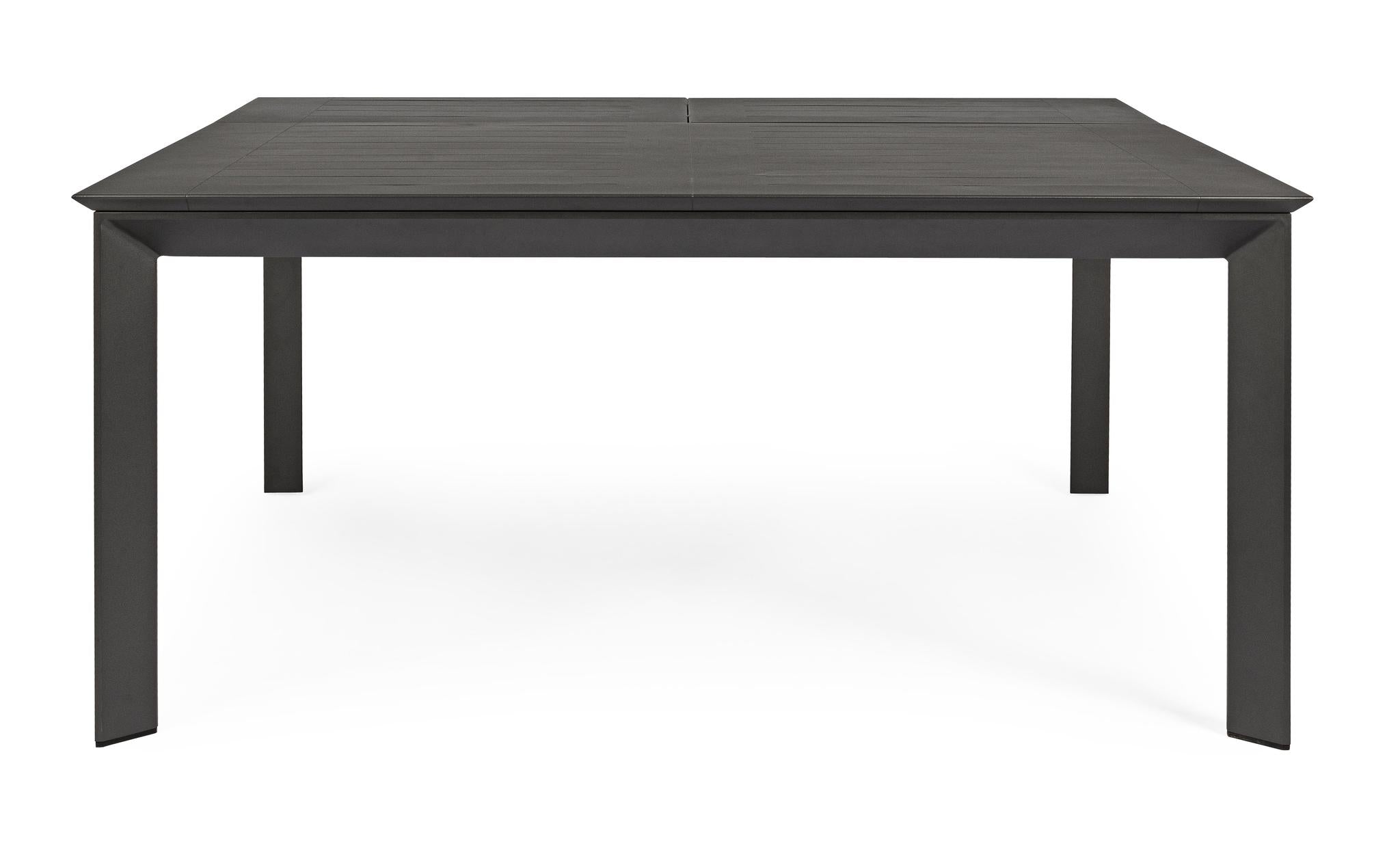 Išskleidžiamas stalas KIPLIN CHARCOAL, 160–210x110 cm