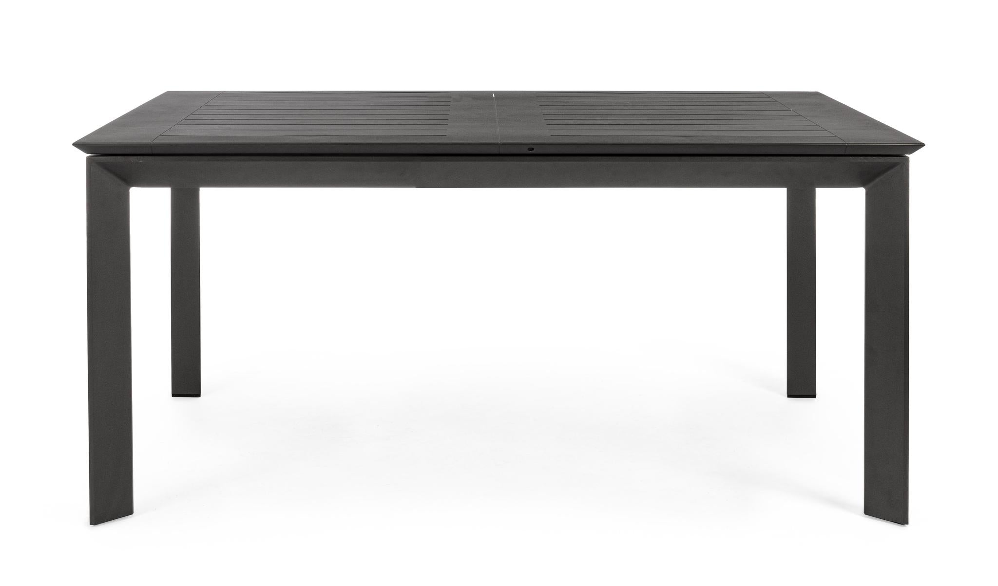 Išskleidžiamas stalas KIPLIN CHARCOAL, 160–210x110 cm