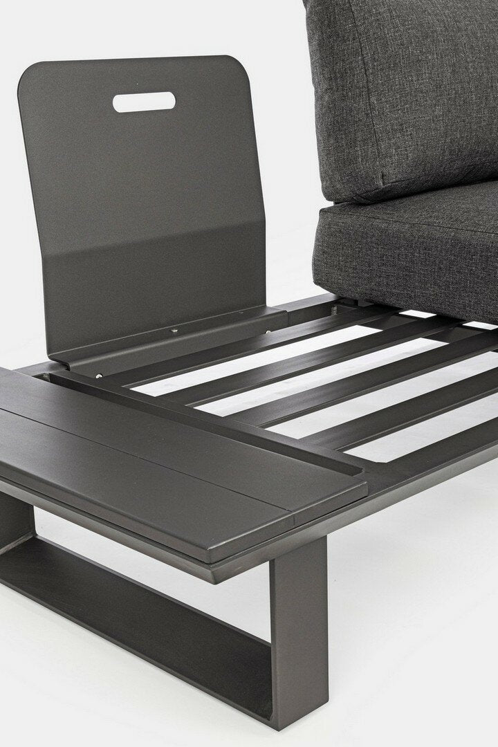 Corner sofa KONNOR, anthracite