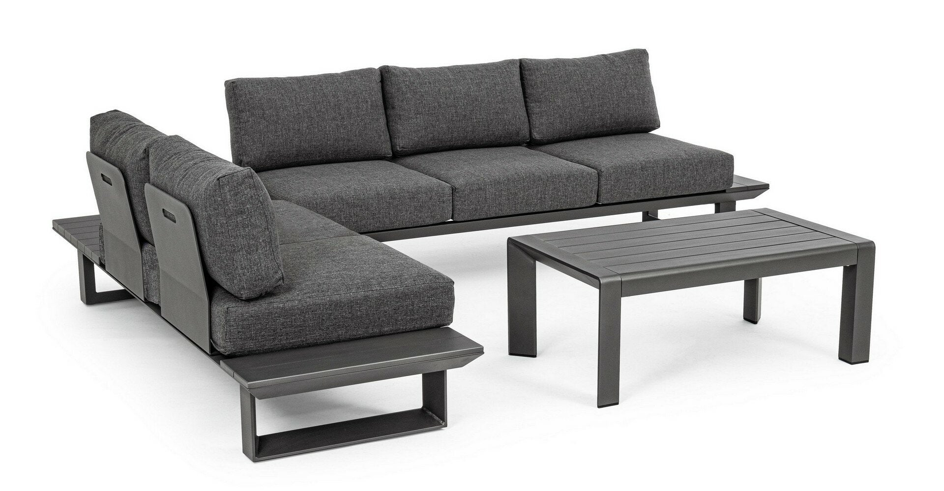 Corner sofa KONNOR, anthracite