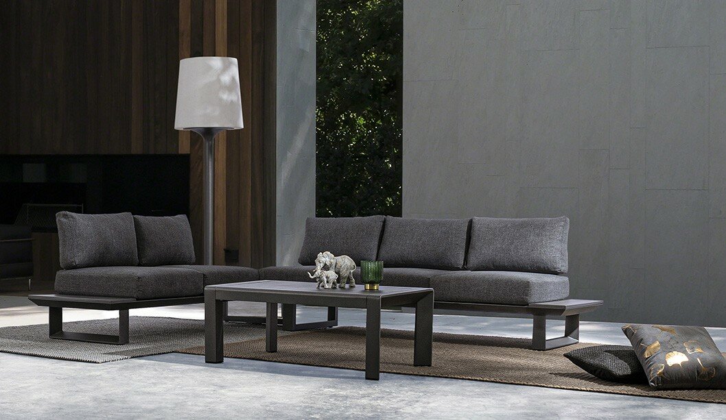 Corner sofa KONNOR, anthracite