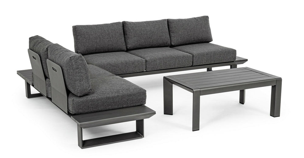 Corner sofa KONNOR, anthracite