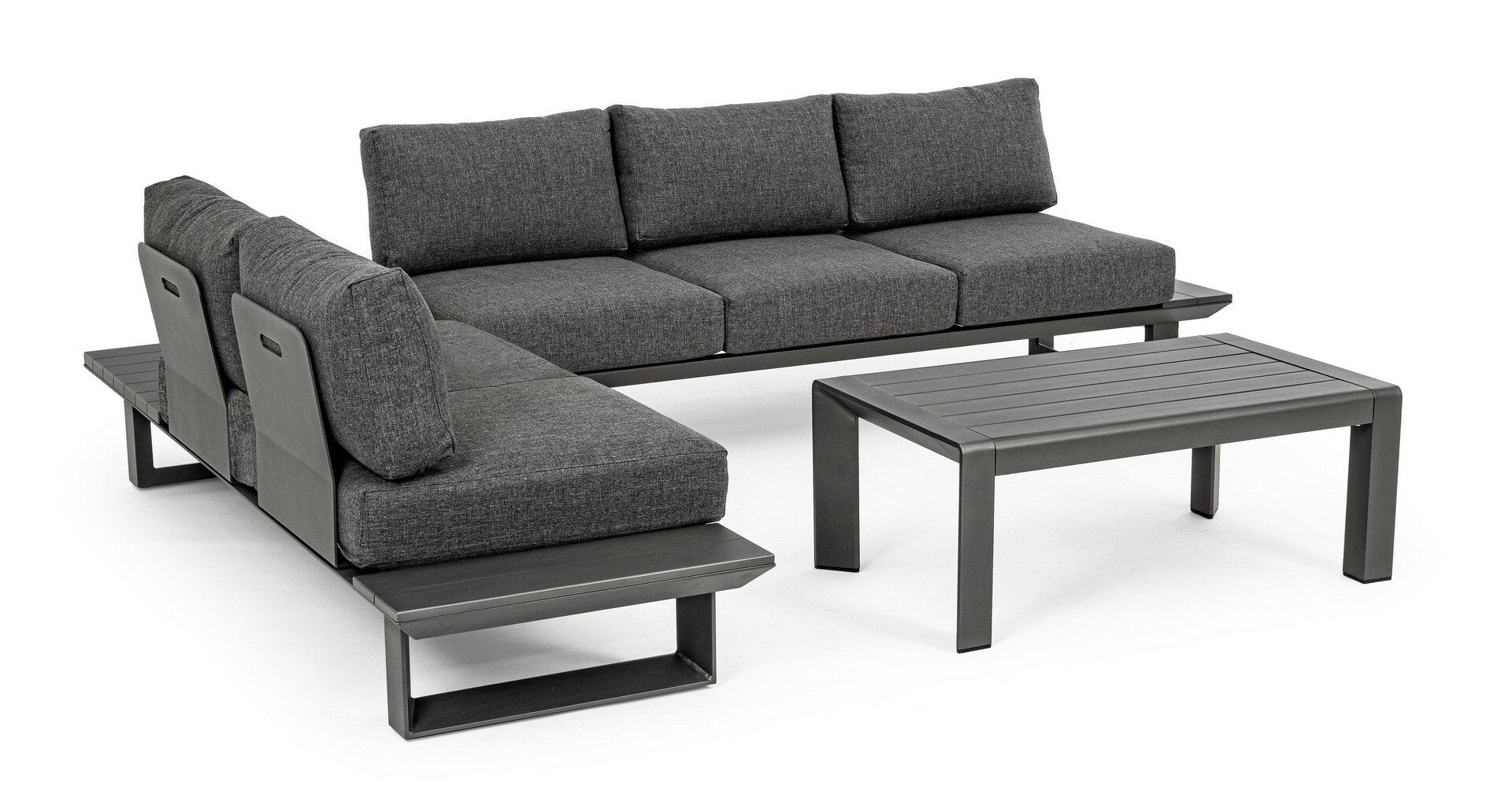 Corner sofa KONNOR, anthracite