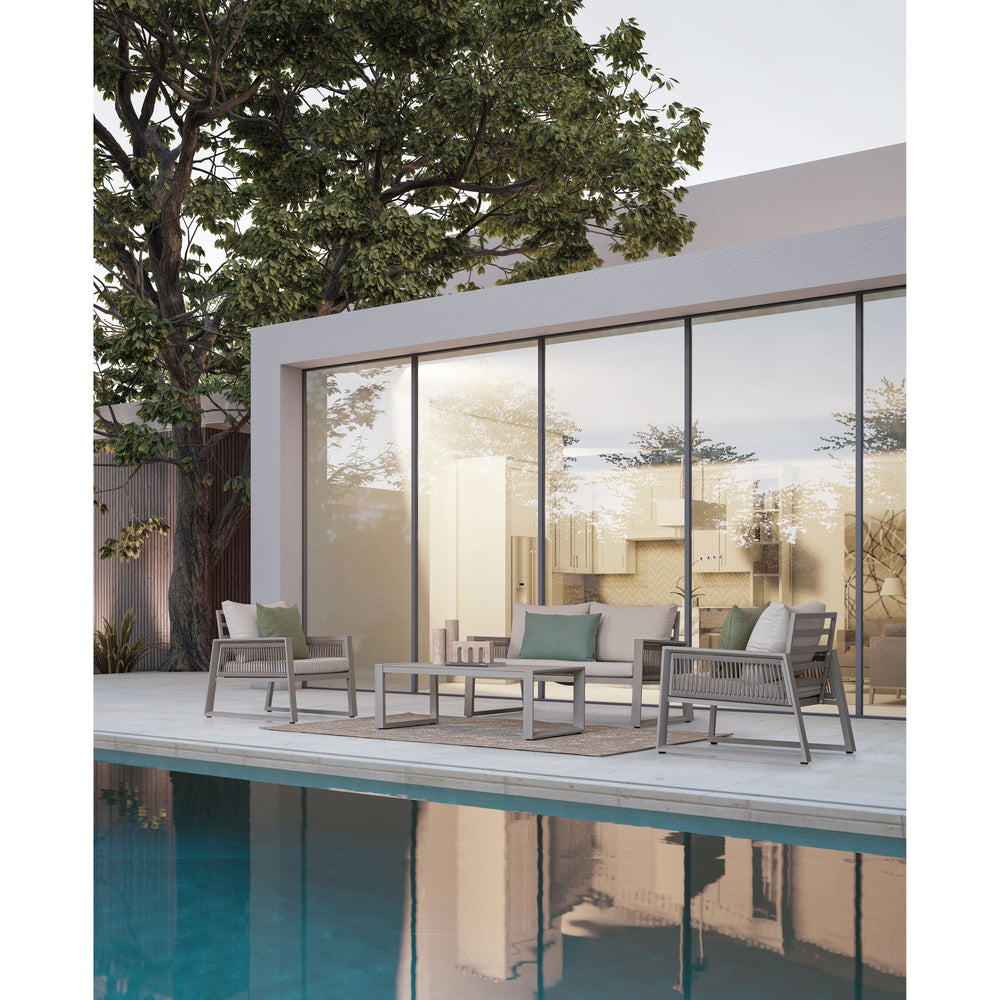 Lauko poilsio komplektas CAPTIVA, smėlinis