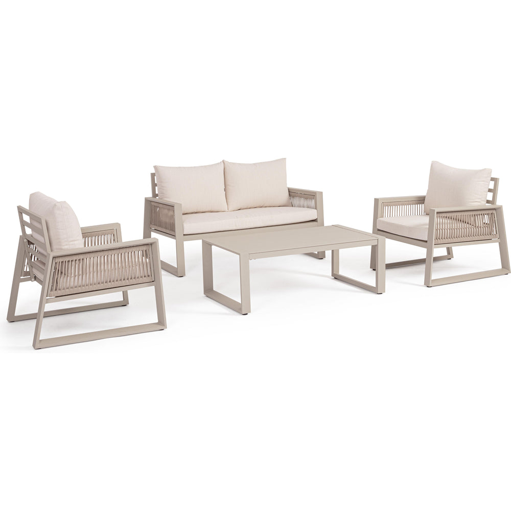 Lauko poilsio komplektas CAPTIVA, smėlinis