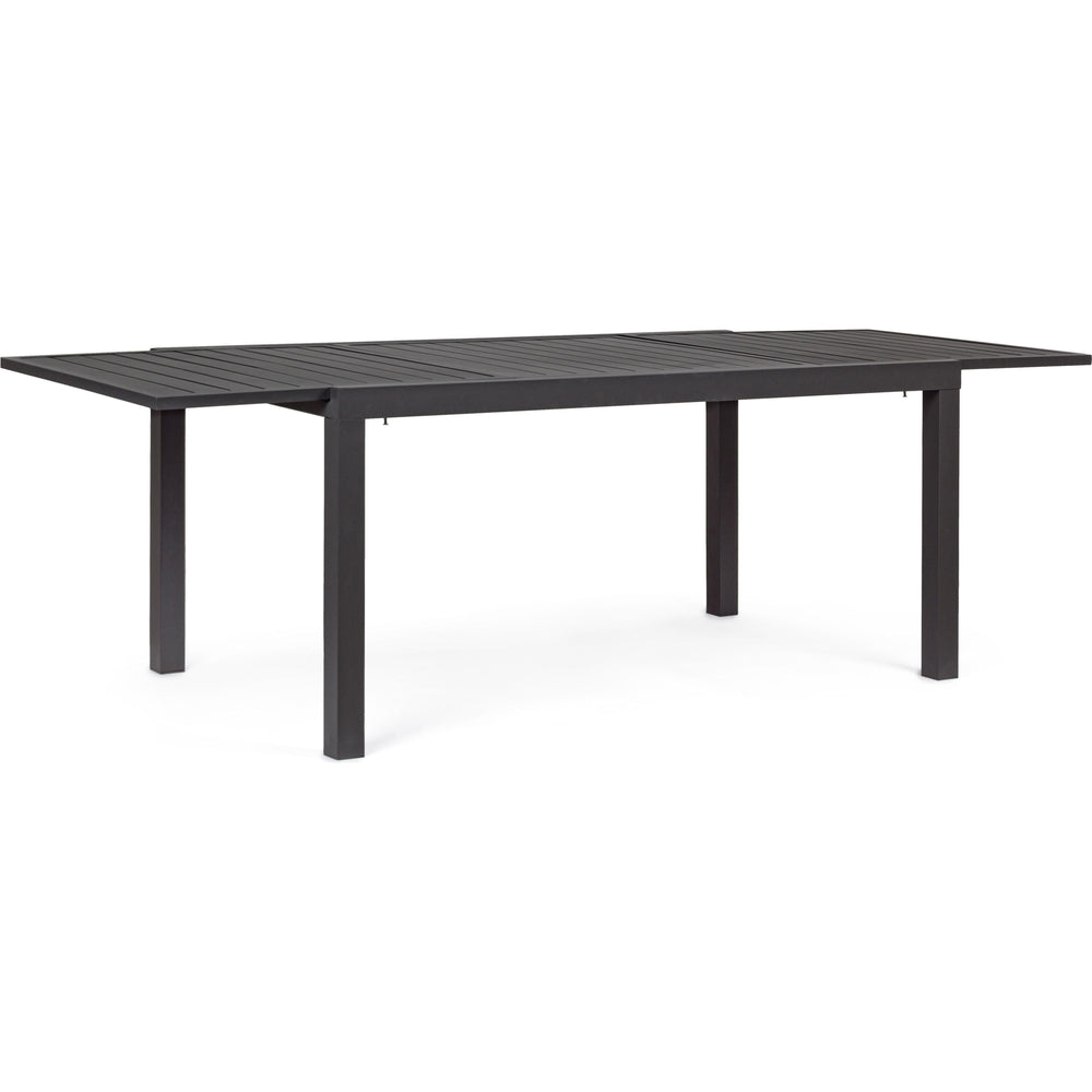 Lauko valgomojo stalas HILDE CHARCOAL, 160-240 X 90