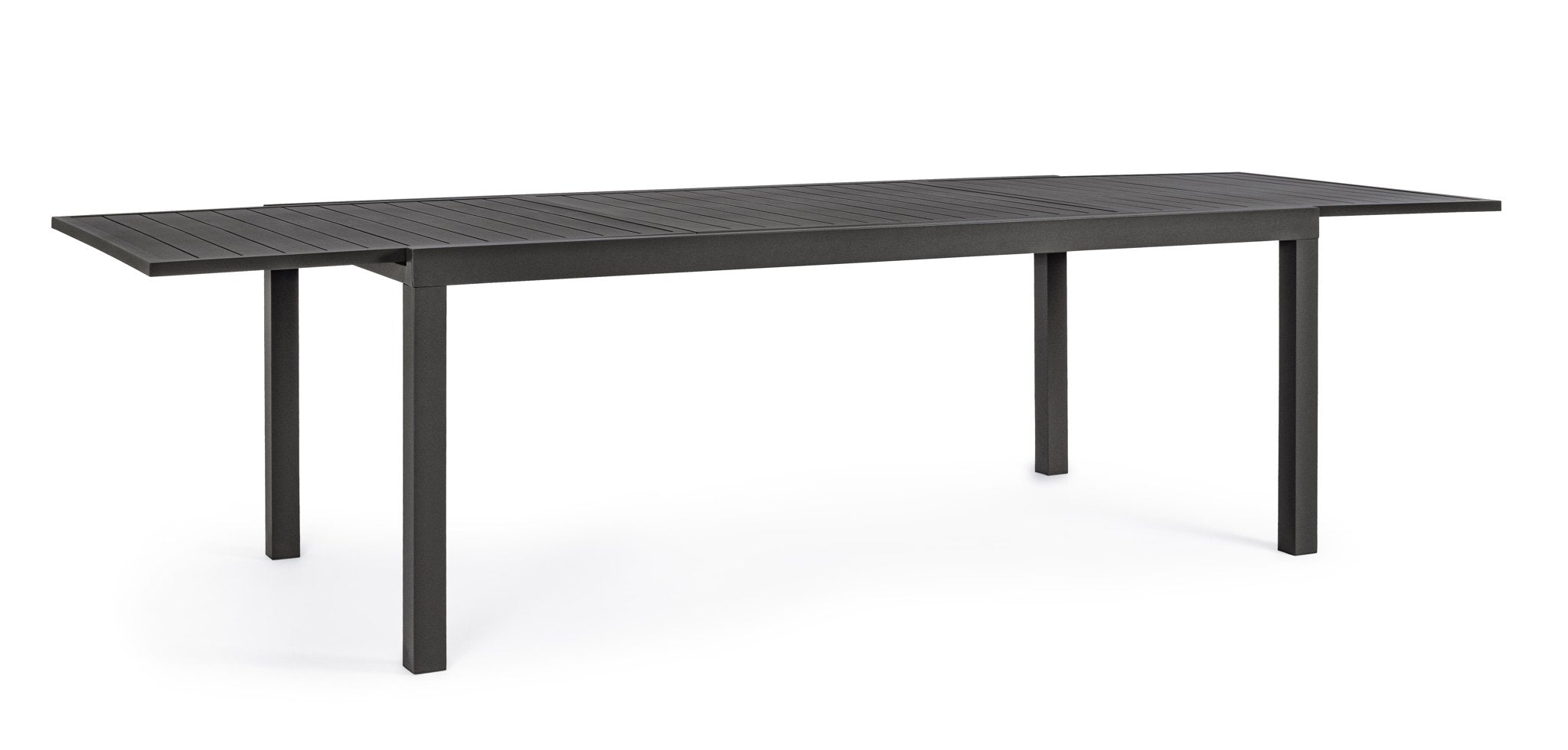 Išskleidžiamas lauko stalas HILDE, grafito spalvos 200–300x100