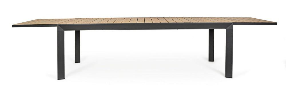 Izvelkams galds BELMAR, antracīts, 220-340 cm