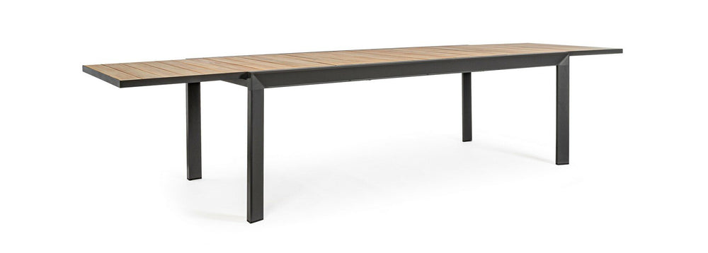 Izvelkams galds BELMAR, antracīts, 220-340 cm
