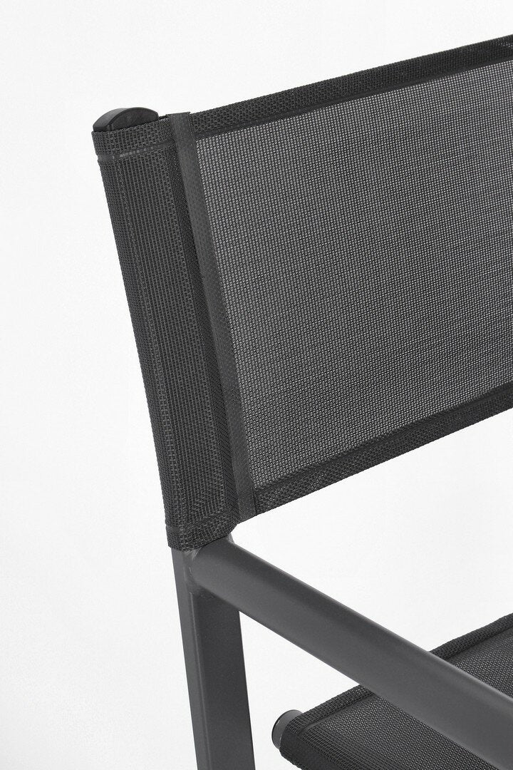 Folding chair TAYLOR, anthracite, textilene