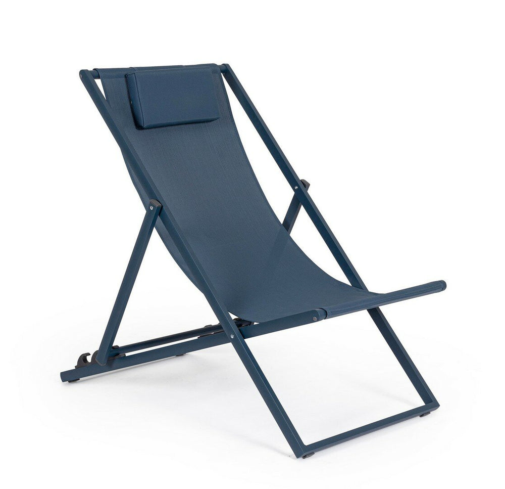 Outdoor chair TAYLOR, dark blue, textilene