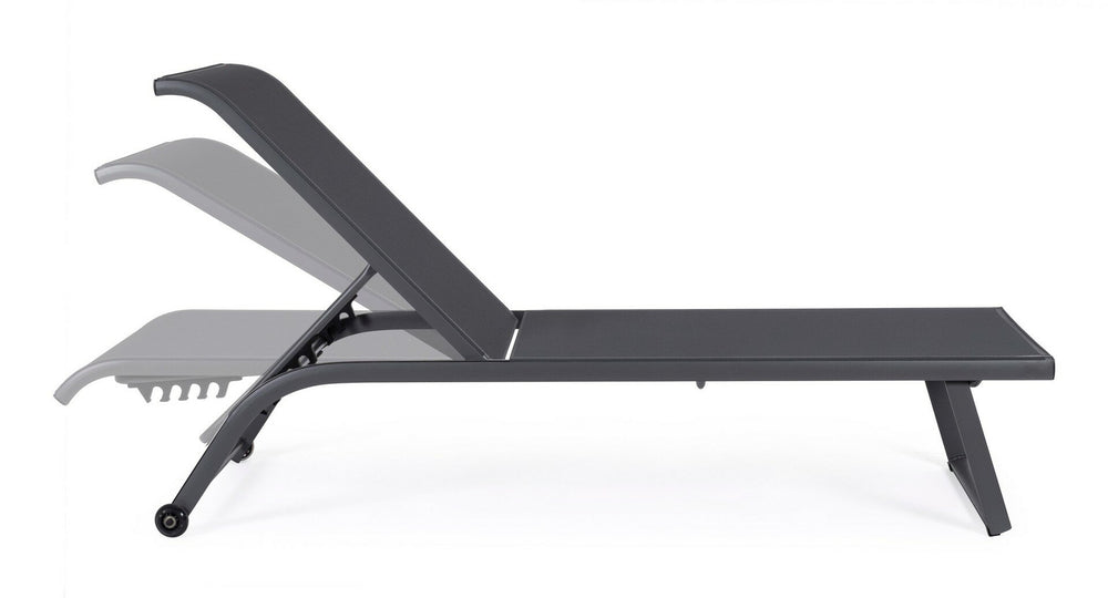 Lounger TAYLOR, anthracite, textilene